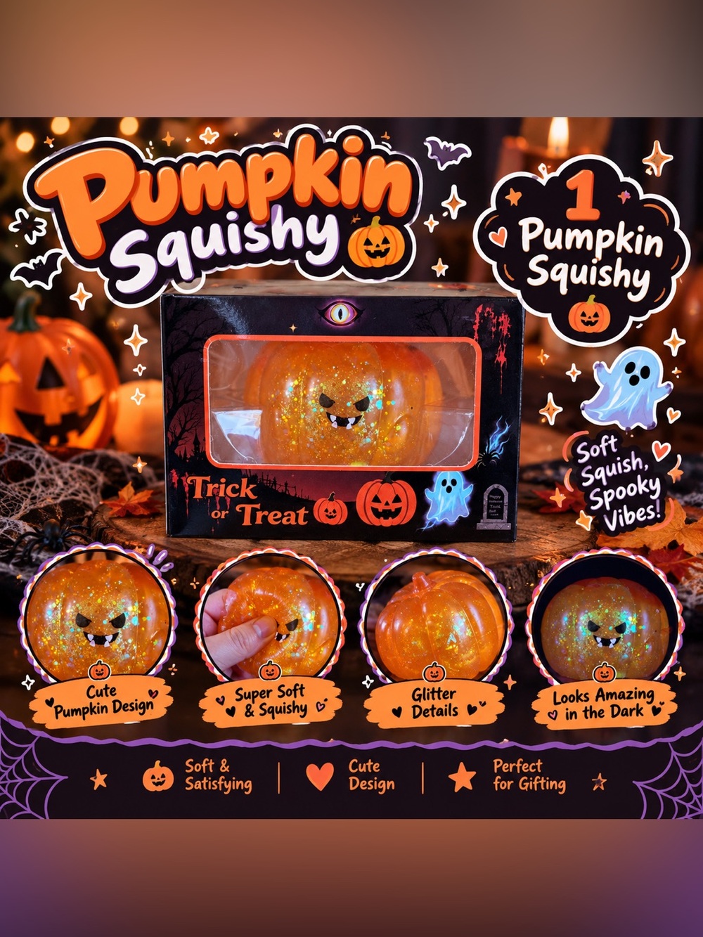 🎃 Halloween Pumpkin Squishy 🎃